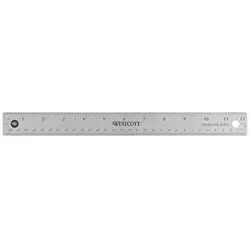 WESTCOTT Lineal 30,0 cm, grau