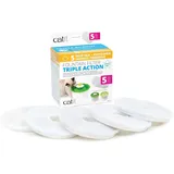 Catit Triple Action Filter, 3fach wirksamer Ersatzfilter, Trinkbrunnenfilter, 5er Pack