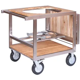 Monolith Grilltisch Buggy Edelstahl weiß