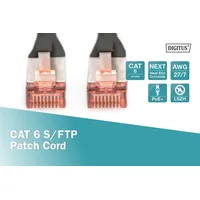 Digitus DK-1644-050/BL RJ45 Netzwerkkabel, Patchkabel CAT 6 S/FTP 5.00