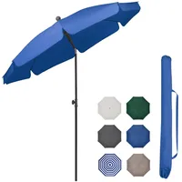 Sekey Sonnenschirm Balkon 200cm mit Schutzhülle Sonnenschirm Strand für