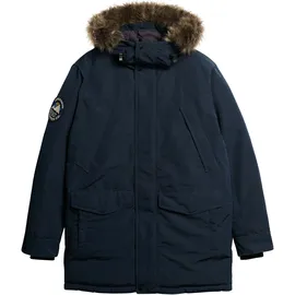 Superdry Everest Faux Fur Jacke Eclipse Navy S