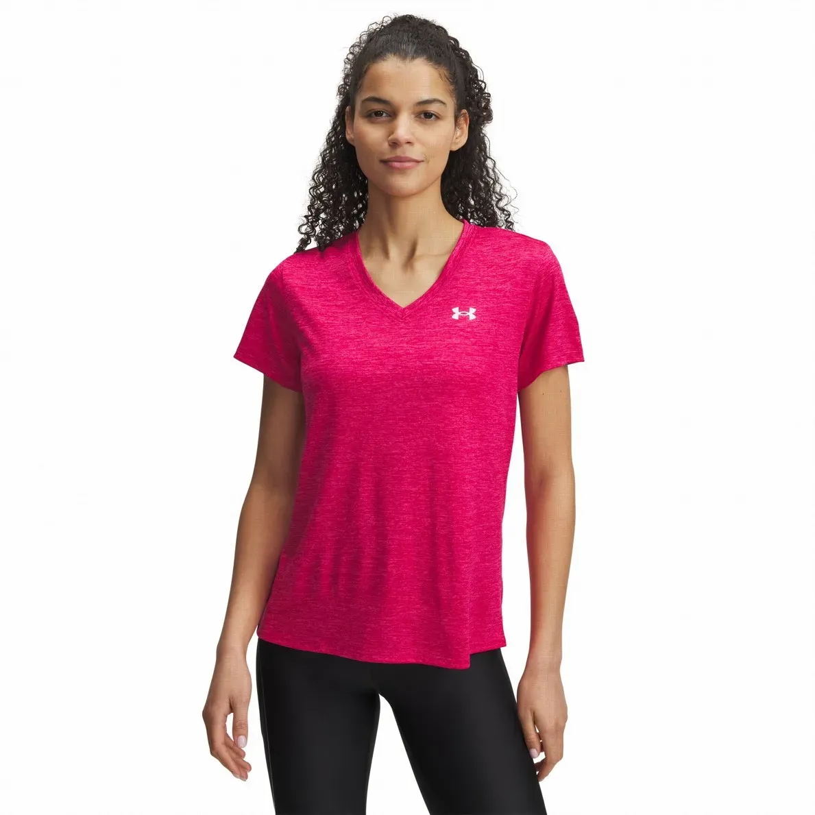 Damen-Funktionsshirt Under Armour Tech SSV - Twist Größe: XS /  rot