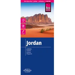 Reise Know-How Landkarte Jordanien / Jordan (1:400.000), Karte (im Sinne von Landkarte)