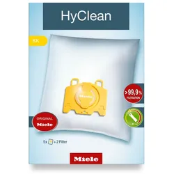 KK HyClean Staubsaugerbeutel 5 Beutel 1 Motorschutzfilter 1 Abluftfilter