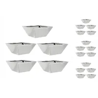 VidaXL Metallpflanzer Set Verzinkter Stahl 35 x 35 x