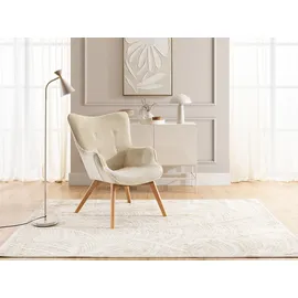 s-style möbel Lounge-Sessel Lenari Cordstoff 71 x 96 x 86 cm Beige