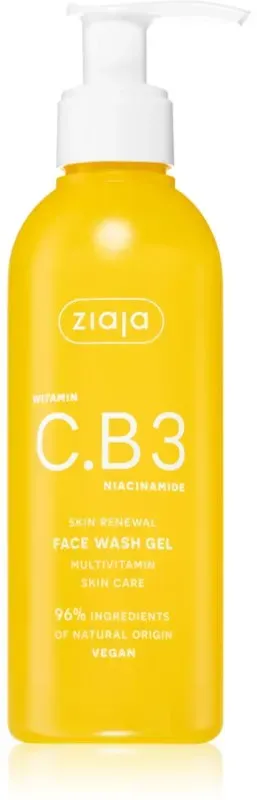 Ziaja Vitamin C.B3 Niacinamide Reinigungsgel für das Gesicht 190 ml