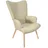 Svita Ohrensessel OLAV Polyester 64 x 96 x 70 cm Beige