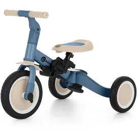 Petite&Mars Multifunktionales 5-in-1-Dreirad Turbo * Fahrrad * Dreirad * Laufrad * Rutschauto * Lauflernfahrzeug (Ocean Blue)