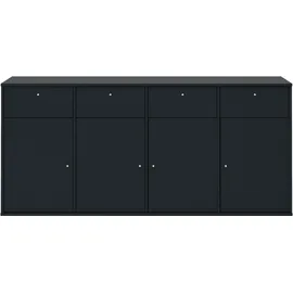 Hammel Furniture Mistral Sideboard 177 cm Schwarz Holz/Metall
