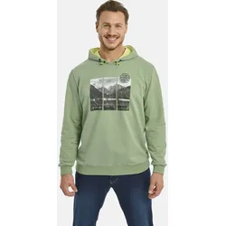Kapuzensweatshirt JAN VANDERSTORM "Sweatshirt JIRI", Herren, Gr. L, grün, Obermaterial: 100% Baumwolle CO., Sweatshirts