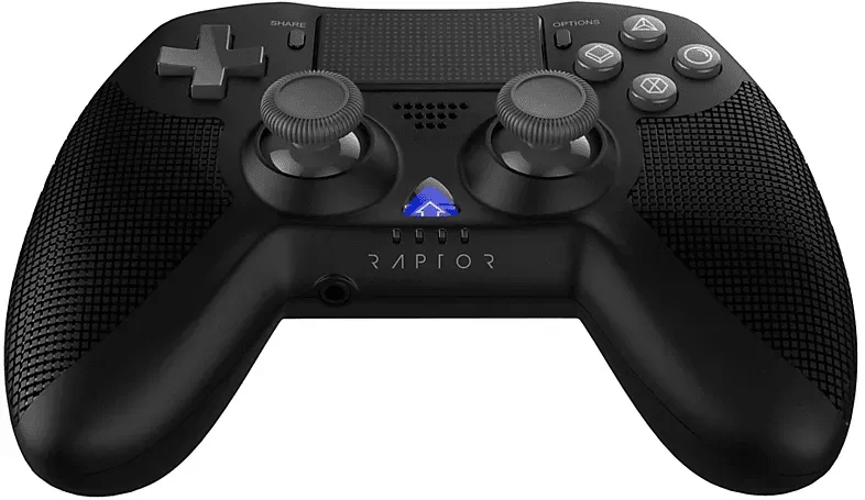 RAPTOR Gaming Controller Wireless Schwarz für PC, PlayStation 4