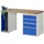Rau Werkbank Modell 7510 mit 4 Schubladen und Schrank BxTxH 1500x700x840mm