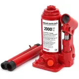 AMiO 01270 HBJ-2T Wagenheber PKW Autoheber Unterstellheber 2 t Hydraulisch Stempelwagenheber 278mm Max