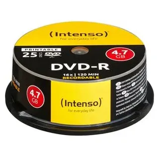 Intenso DVD-R Rohlinge bedruckbar 25er Spindel