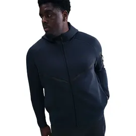 Nike Tech Fleece Kapuzenjacke Herren Schwarz/Blau L