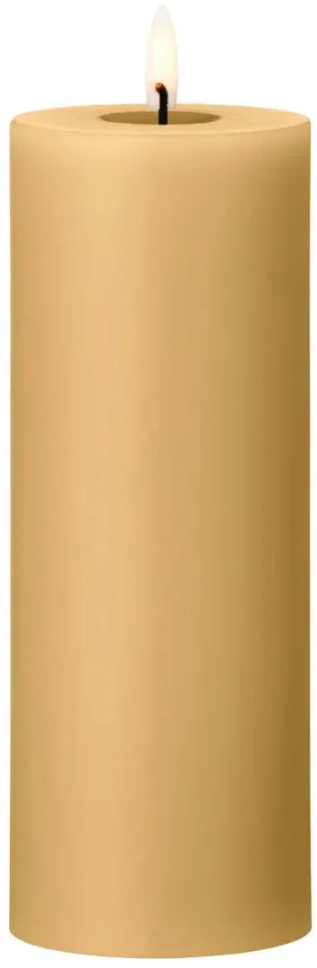 Ester & Erik LED Blockkerze 20 cm Almond Butter