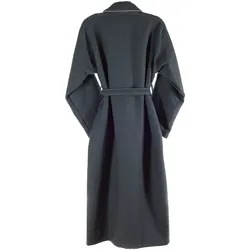 WellHome - Bademantel L/XL Bienenwaben 100% Baumwolle in Grau