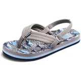 Reef Little Ahi Flipflop, Tan Sharks, 23 EU