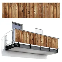 MuchoWow Balkon-Sichtschutz, Buche, Kunststoff, Rechteckig, 300x85 cm, Sonnen- & Sichtschutz, Sichtschutz Garten, Balkon Sichtschutze