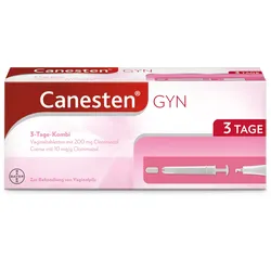 Canesten GYN 3-Tage Kombi zur effektiven Behandlung von Scheidenpilz 1 Packung Kombipackung
