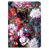 Cedon Heft A6 Blumenbouquet petrol