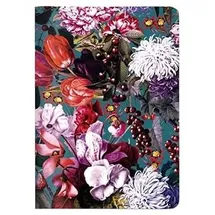 Cedon Heft A6 Blumenbouquet petrol