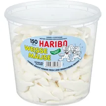 HARIBO WEISSE MÄUSE 1050,0 g, 150 St.