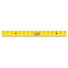 Bmi ERGOLINE L.50m Band-B.13mm Bcm EG II Alu.gelb Glasfaser