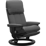 Stressless Stressless® Relaxsessel »Admiral« verstellbar, optional 2-motorisch, Größe M & L, Gestell Schwarz grau