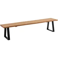 58 aufm Kessel 58aufmkessel Küchenbank, Braun, Holz, 200x46x43 cm,