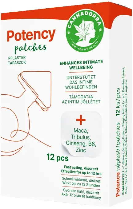Hanf Gesundheit Potenz-Pflaster für Männer – 12 Stk.