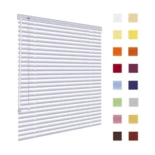 Alu-Jalousien, Jalousien, Horizontaljalousien, Farbe weiss, auf Maß gefertigt oder in Standardgroeßen, weitere 100 Farben verfuegbar