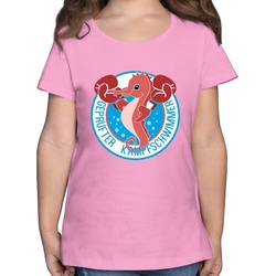 Shirtracer T-Shirt Seepferdchen Kinder Sport Kleidung rosa 140 (9/11 Jahre)