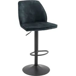 Bistrostuhl MCA FURNITURE "OTTAWA", blau (petrol, schwarz matt lackiert), B:48cm H:91cm T:51cm, Stühle