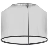 Outsunny Moskitonetz für Sonnenschirm Schwarz, Ø3 x H2,3 m
