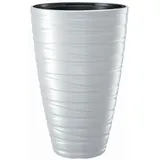 Prosperplast Maze High 43L 37.5x37.5x57.9 Cm Blumentopf - White - One Size