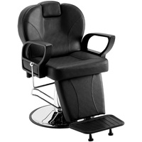 VEVOR Friseurstuhl 150 kg Gewichtskapazität Friseursessel aus Schwamm PU höhenverstellbar Barbersessel 360° drehbar Barberstuhl 94,5 x 62 x 93 cm