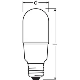 Osram LED Star Stick 74 10W E27 warmweiß
