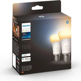 Philips Hue White Ambiance E27 1100 lm 8 W 2 Stk.