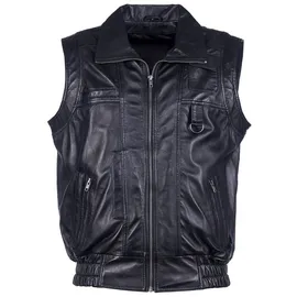 JCC Lederweste BigVest2 in schwarz | Gr.: 50