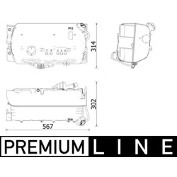 Ausgleichsbehälter Kühlmittel MAHLE CRT 97 000P