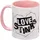 UNITED LABELS Kaffeetasse 0,32 l Rosa