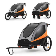 Kinderkraft Nava Kinderanhänger orange