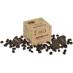 FABICO RISTRETTO, Bio-Kaffee in kompostierbarer Kapsel, 10 Stk. Packung