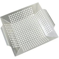 Tarrington House Gemüse/Fisch-Grillkorb, Edelstahl, 34.9 x 31.1 cm, rechteckig