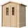 TIMBELA Gartenhaus M367C 1,96 x 1,36 m Beige
