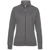 bench. loungewear Sweatjacke Damen anthrazit-meliert-schwarz Gr.40/42