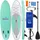 SereneLife SUP Board Set Aufblasbar 300 x 76 x 15 cm grün